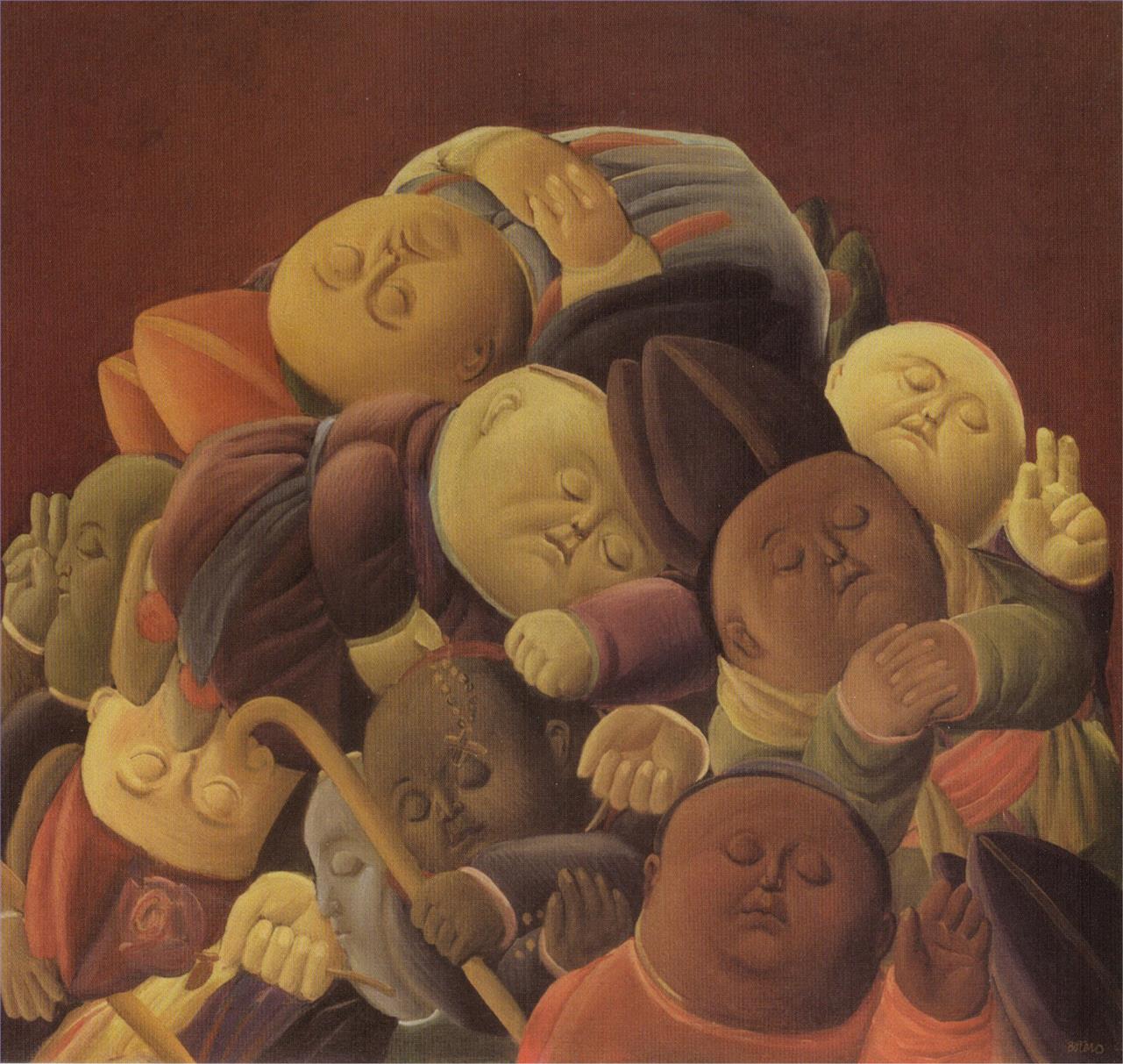 Évêques morts Fernando Botero Peintures à l'huile